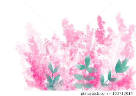 Astilbe flower card Astilbe flower card 103713014