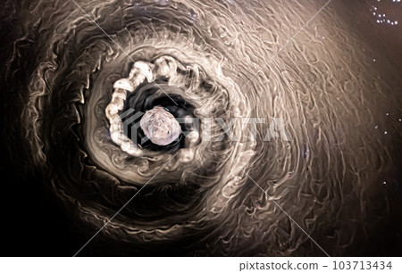 Vaporizing Dry Ice Crystal In Laboratory Simulating The Effect Of an Comet Tail 103713434
