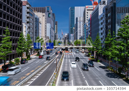 《Tokyo》Tokyo traffic image/urban landscape 103714394
