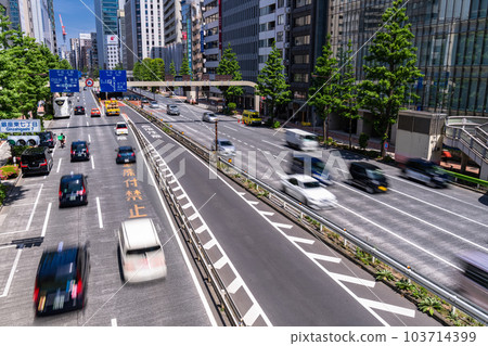 《東京》東京交通影像/城市景觀 103714399