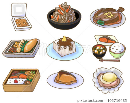 Japanese food set 103716485