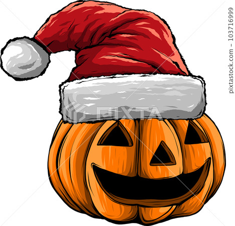 Halloween pumpkin in flat style vector illustration design 103716999