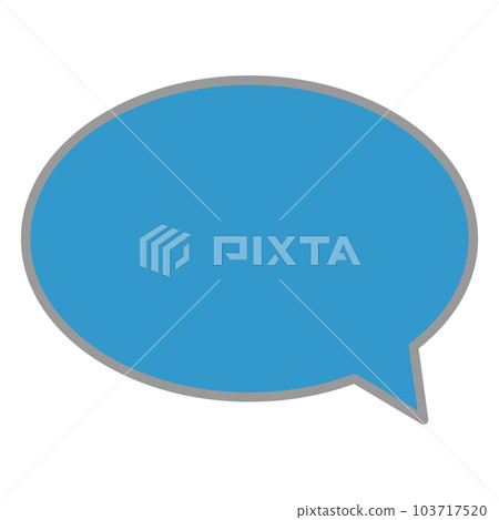 Simple and easy-to-use speech bubble Simple and easy-to-use speech bubble 103717520