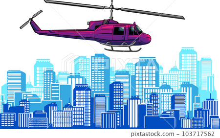 colored military helicopter flying vector illustration design colored military helicopter flying vector illustration design 103717562