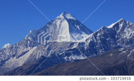Dhaulagiri, seventh highest mountain in the world, Nepal. 103719938