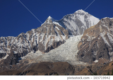 Peak of Mount Dhaulagiri, Nepal. Peak of Mount Dhaulagiri, Nepal. 103719942