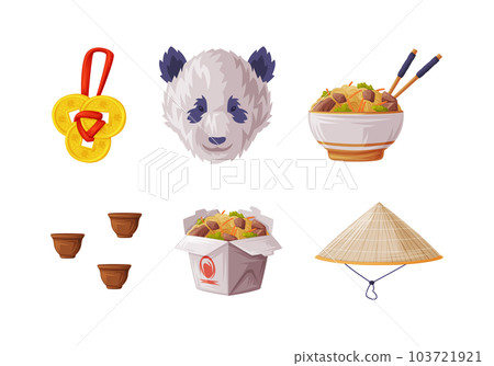 China Object and Traditional Cultural Chinese Symbol Vector Illustration Set China Object and Traditional Cultural Chinese Symbol Vector Illustration Set 103721921