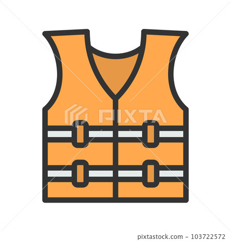 Protector Vest icon vector image. 103722572