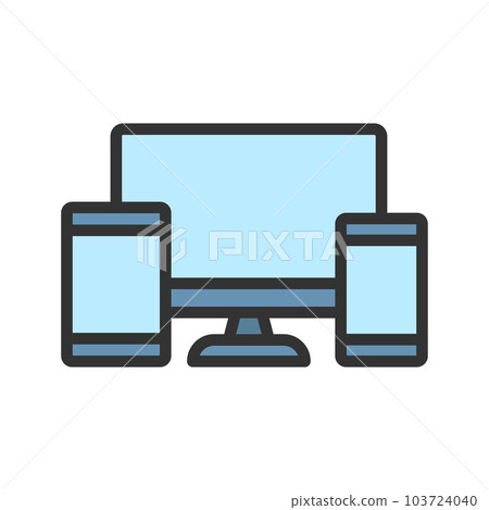 Gadget icon vector image. Gadget icon vector image. 103724040