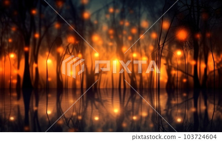 Dark lights background. Illustration AI Generative 103724604