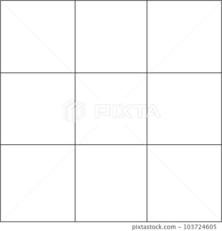a square divided into 9 103724605