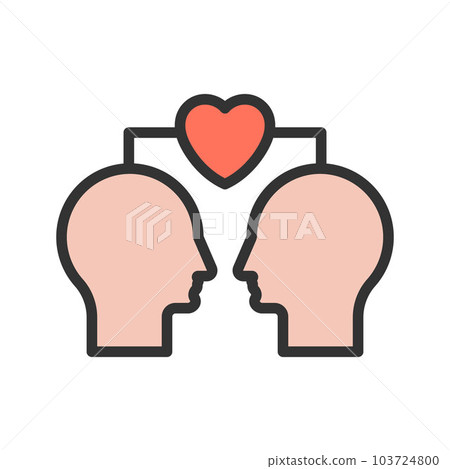 Empathy icon vector image. Empathy icon vector image. 103724800