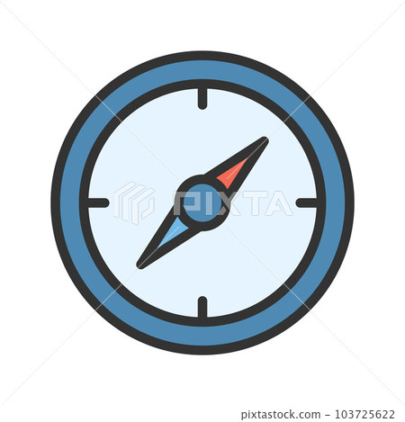 Compass icon vector image. Compass icon vector image. 103725622