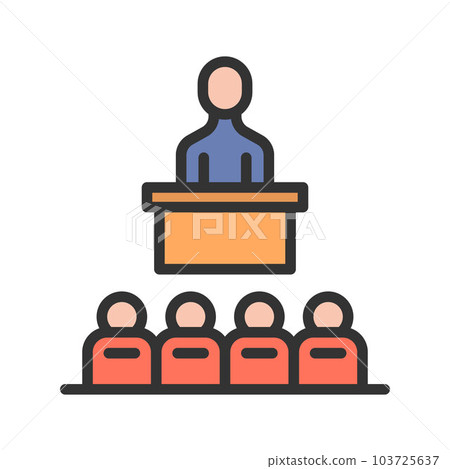 Coaching icon vector image. 103725637