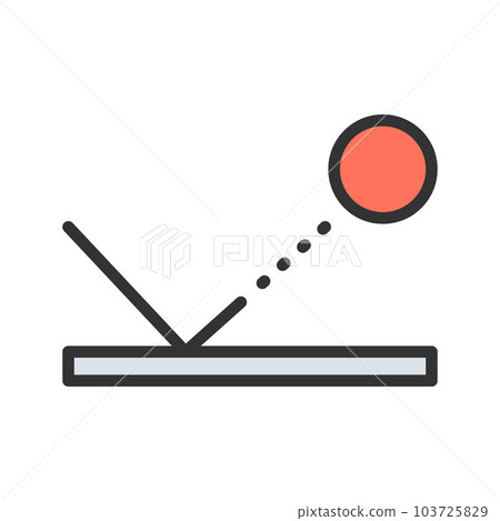 Bounce icon vector image. Bounce icon vector image. 103725829
