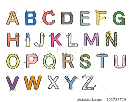 動物字母表 103728729