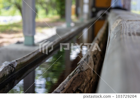 Footbath at Roadside Station Minakami Water Museum 103729204