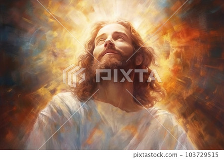 耶穌基督的肖像：人工智能創作 103729515