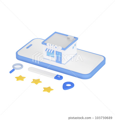 3DCG | MEO measures for real stores 3DCG | MEO measures for real stores 103730689
