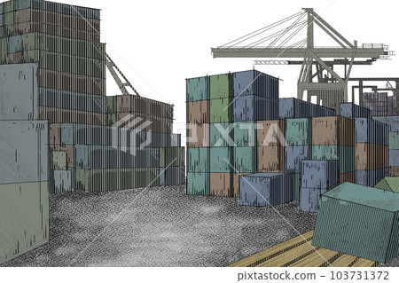 container city - Stock Illustration [103731372] - PIXTA