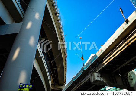 橫濱首都高速高速公路錦江交叉路口支線並合 2023.05 a-2 高飽和度對比 橫濱首都高速高速公路錦江交叉路口支線並合 2023.05 a-2 高飽和度對比 103732694