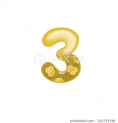 Number set element. Illutration. Number set element. Illutration. 103733596
