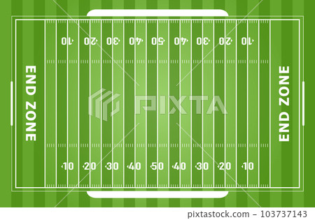 Football field graphic design with green grass effect, perfect for education or examples. Football field graphic design with green grass effect, perfect for education or examples. 103737143