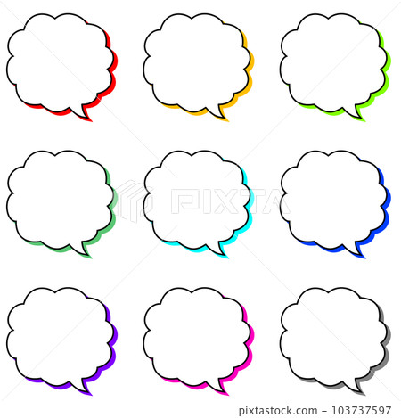 雲語音氣泡套裝【換行】 雲語音氣泡套裝【換行】 103737597