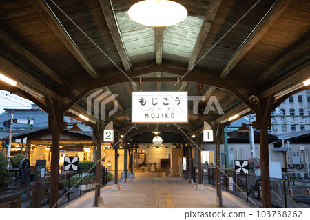 Mojiko station at night Mojiko station at night 103738262
