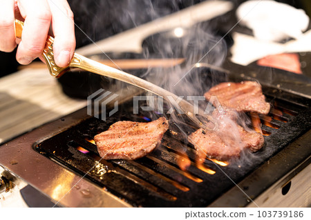 Grilled meat image, eating out, cooking 103739186