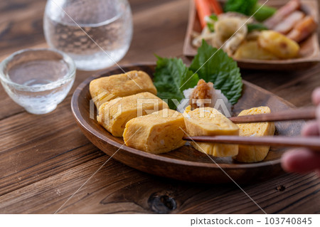 Simple tamagoyaki (Tamagoyaki) 103740845