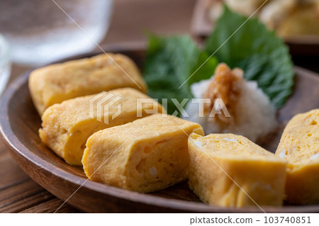 Simple tamagoyaki (Tamagoyaki) 103740851