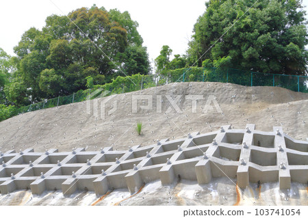 Steep slope collapse danger zone 103741054
