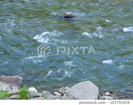 View of the mountain river Chorna Tysa 103741656
