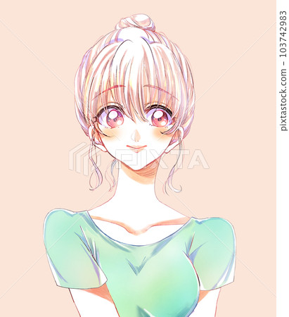 短袖餃子頭女 103742983
