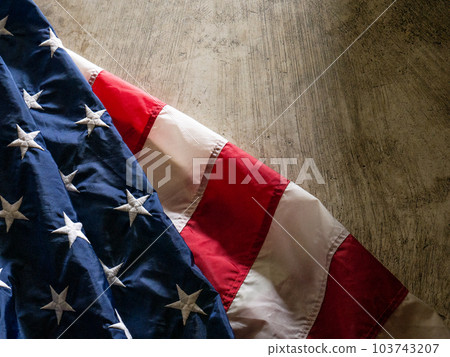 The flag of the United States of America for Background concept 103743207