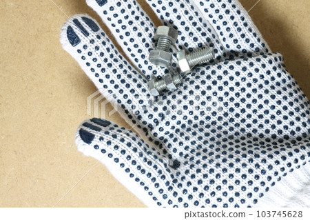 work gloves and bolts work gloves and bolts 103745628