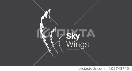 sky wings Logo Design, brand logo, business logo 103745740