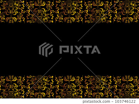 Antique frame (black background) 103746122