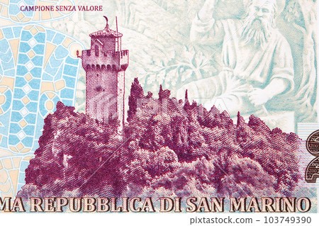 San Marino tower from money 103749390