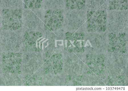 Fluffy checkered pattern by stacking Japanese paper [background material] 103749478