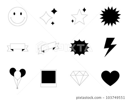 Miscellaneous Elements. Thin Line Icon Set Miscellaneous Elements. Thin Line Icon Set 103749551