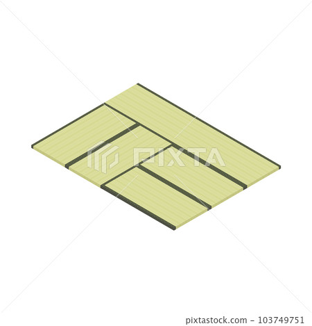 Wrong way to lay 6 tatami mats illustration Wrong way to lay 6 tatami mats illustration 103749751