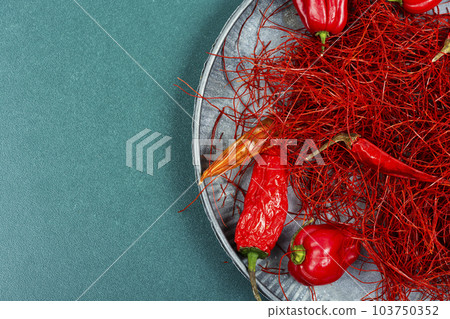 Hot pepper spice, seasoning. 103750352