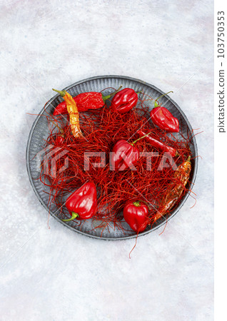 Hot red pepper spice. Hot red pepper spice. 103750353