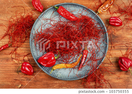 Hot pepper spice. Hot pepper spice. 103750355