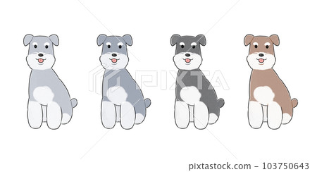 set of schnauzer 103750643