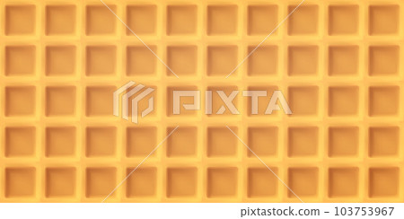 a realistic wide design belgian waffle back 103753967