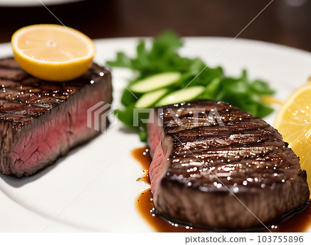 Steak palette lighting detail cozy restaurant closeup. Steak palette lighting detail cozy restaurant closeup. 103755896