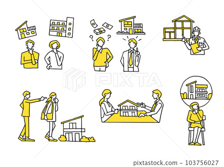 real estate illustration 103756027